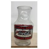 'COCA-COLA/GODFATHER'S PIZZA' GLASS DRINK PITCHER