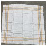 FABRIC TABLECLOTH-APPROX. 48'x48'