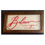 METAL WALL DECOR-APPROX. 18"x8"