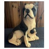 DECOR STATUE-DOG/"REPAIRED EAR"/APPROX. 15" TALL