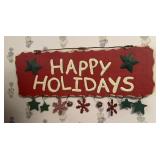 HOLIDAY DECOR SIGN-"HAPPY HOLIDAYS"