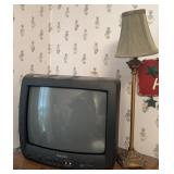 PORTABLE TV & ACCENT LAMP-CHECK OUT THE PIC