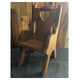WOODEN DOLL CHAIR