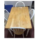 TABLE W/(4)CHAIRS-CHECK OUT THE PIC
