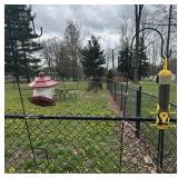 (2)BIRD FEEDERS & SHEPHERDS HOOKS