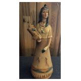 HOME DECOR-NATIVE AMERICAN DESIGN/APPROX. 14" TALL