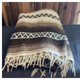SOUTHWESTERN DESIGN LAP THROW-APPROX. 48"x96"