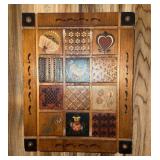 HOME WALL DECOR-AOODEN/APPROX. 12"x14"