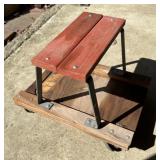 GARAGE CREEPER SET/STOOL-CHECK OUT THE PIC