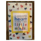 HAND CRAFTED DECOR-APPROX. 18"x12"