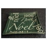 GLASS DECOR TRAY-APPROX.  6"x6"