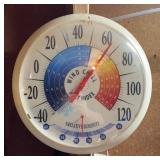 OUTDOOR THEMOMETER-APPROX. 15" DIAMETER