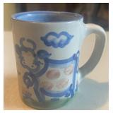M.A. HADLEY POTTERY-CUP/COW