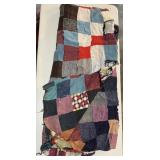 VINTAGE "CUTTER" QUILT-CHECK OUT THE PIC