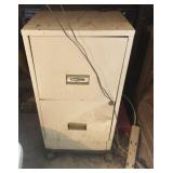 2~DRAWER METAL FILE CABINET-CHECK OUT THE PIC