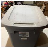 STORAGE (GREY) TOTE W/LID