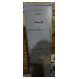 4~DRAWER METAL FILE CABINET-"REMINGTON RAND"