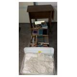 BOOKS/CART/TOTE W/ASSORTED CONTENST-CHECK OUT THE