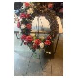 DECOR WREATH W/STAND-CHECK OUT THE PIC