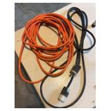 (2)ELECTRICAL EXTENSION CORDS-CHECK OUT THE PIC