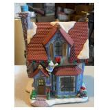 MUSICAL & LIGHTED VILLAGE HOUSE-WORKS/PLAYS