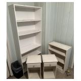 BOOKCASES & MORE-CHECK OUT THE PIC