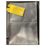(LOT OF 5) 'LARGE SIZE' CURRENCY PLASTIC HOLDERS