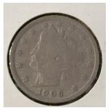 1906 LIBERTY V-NICKEL *LOTS OF LIBERTY* (VG)