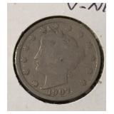 1907 LIBERTY V-NICKEL (GOOD+)