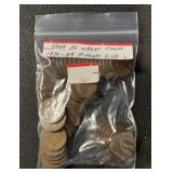 (BAG OF 50) 1930-39 'ALL P-MINTS' LINCOLN WHEAT