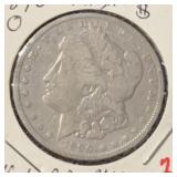 1890-O MORGAN SILVER DOLLAR (90% SILVER) (VG)