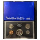 1968-S PROOF SET ***HALF DOLLAR = 40% SILVER***
