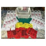 SCAFFOLDING TAGS-'NEW'/ASSORTED/CHECK THEM OUT