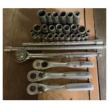 CRAFTSMAN and more 3/8 and 1/2 ratchets 1/4-3/8