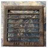 CAST IRON "ASH CADDY" GRATE-APPROX. 12ï¿½x12ï¿½