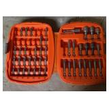 "BLACK & DECKER" BIT SET-"NEARLY COMPLETE"