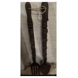 WOODEN DECOR-"SPOON & FORK"/APPROX. 40ï¿½ LONG
