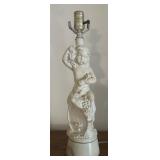 VINTAGE TABLE LAMP-"CHERUB"/APPROX. 20ï¿½ TALL