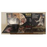 (6)RECORD ALBUMS-"ELVIS"/CHECK OUT THE PIC