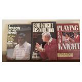 (3)"BOB KNIGHT" HARD COVER BOOKS-ASSORTED