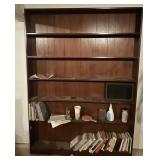 BOOKCASE W/CONTENTSAPPROX. 6ï¿½x7ï¿½x8ï¿½/IN BASEMENT