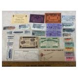 (24)VINTAGE PAPER ITEMS-CHECK OUT THE PIC