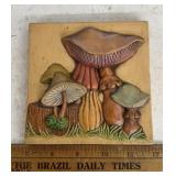 CHALK/CERAMIC DECOR-"MUSHROOM" DESIGN