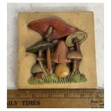 CHALK/CERAMIC DECOR-"MUSHROOM" DESIGN