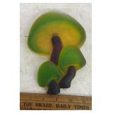 VINTAGE "LUCITE/RESIN" DECOR-GREEN MUSHROOM