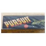 (100 COUNT)VINTAGE CRATE LABEL-"PUSUIT"/SEALED