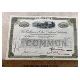 VINTAGE STOCK CERTIFICATE-DATED 09/18/1951