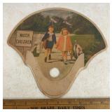 ADVERTISING PERSONAL FAN-"CHICKADAUNCE GROCERY"