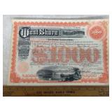 VINTAGE STOCK CERTIFICATE-DATED 08/10/1926