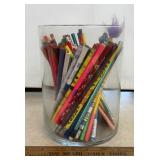 PENCILS W/GLASS JAR